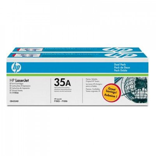 HP CB435AD (35A) SIYAH IKILI PAKET TONER