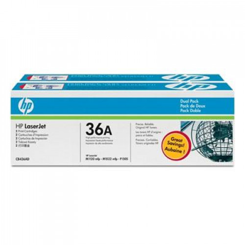 HP CB436AD (36A) SIYAH IKILI PAKET TONER