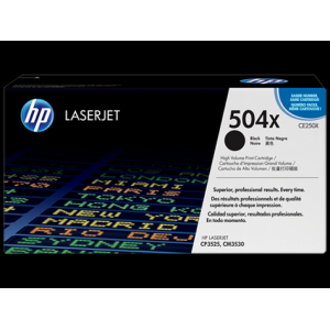 HP CE250X (504X) YUKSEK KAPASITE SIYAH TONER