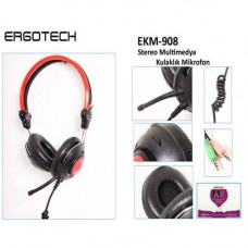 ERGOTECH EKM-908 STEREO MM KULAKLIK&MIKROFON