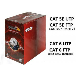 SPEED CAT6 SP-CAT6UTP102 305M 23AWG 0.5MM 99 BAKIR UTP KABLO