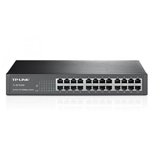 TP-LINK TL-SF1024D 24 PORT 10/100 YONETILEMEZ SWITCH