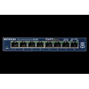 NETGEAR GS108 8 PORT 10/100/1000 YONETILEMEZ SWITCH