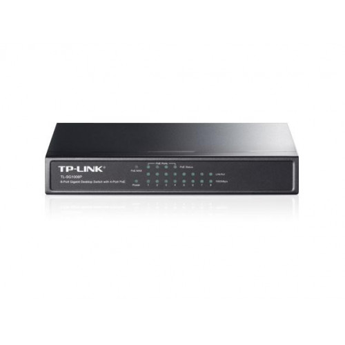 TP-LINK TL-SG1008P 8 PORT 10/100/1000 4xPOE 63W YONETILEMEZ SWITCH