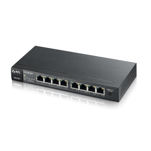 ZYXEL GS1100-8HP 8 PORT 10/100/1000 4xPOE 75W YONETILEMEZ SWITCH