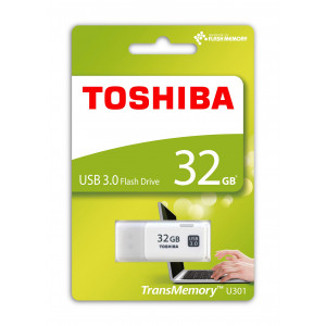 32 GB USB 3.0 TOSHIBA HAYABUSA BEYAZ (THN-U301W0320E4)