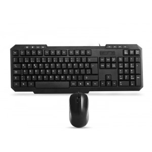 EVEREST KM-1435 GAMING USB KABLOLU Q KLAVYE MOUSE SET SIYAH