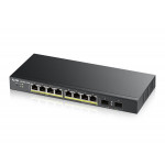 ZYXEL GS1900-10HP 8 PORT 100/100/1000 POE 77W +2SFP YONETILEBILIR SWITCH