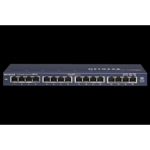 NETGEAR GS116 16 PORT 10/100/1000 YONETILEMEZ SWITCH