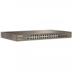 TENDA TEG3224P 24 PORT 10/100/1000 POE 370W +4SFP YONETILEBILIR SWITCH