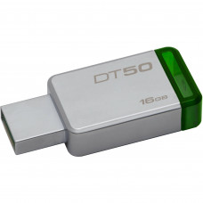 16 GB USB 3.1 KINGSTON DT 50 METAL KASA YESIL (DT50/16GB)