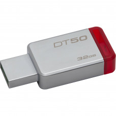 32 GB USB 3.1 KINGSTON DT 50 METAL KASA KIRMIZI (DT50/32GB)