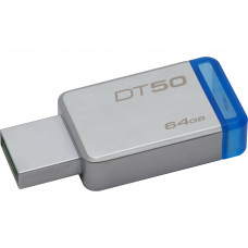 64 GB USB 3.1 KINGSTON DT 50 METAL KASA MAVI (DT50/64GB)