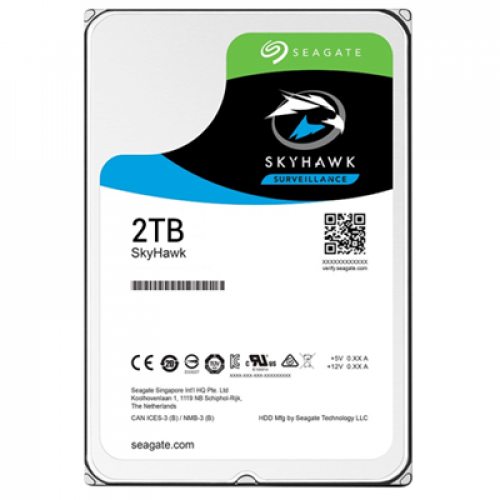 SEAGATE SKYHAWK 2 TB 5900RPM SATA3 64MB 180MB/S 180TB/Y 7/24 (ST2000VX008)