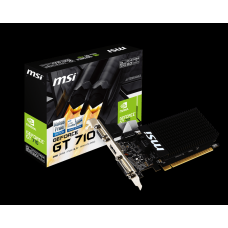 MSI GT710 2GB GDDR3 64BIT HDMI/DVI/VGA (GT 710 2GD3H LP)