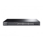 TP-LINK T2600G-28MPS 24 PORT 10/100/1000 POE 384W +4SFP YONETILEBILIR SWITCH