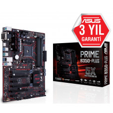 ASUS PRIME B350-PLUS AM4 DDR4 SES GLAN VGA SATA3 USB3.1 ATX