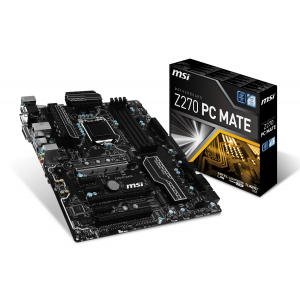 MSI Z270 PC MATE 1151P DDR4 SES GLAN VGA SATA3 USB3.1 ATX