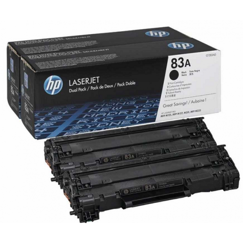 HP CF283AF (83A) IKILI PAKET SIYAH TONER