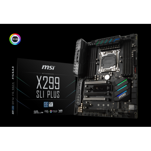 MSI X299 SLI PLUS 2066P DDR4 SES GLAN SATA3 USB3.1 ATX