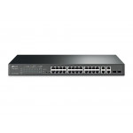 TP-LINK T1500-28PCT 24 PORT 10/100 4x100/1000 24xPOE 192W +2SFP YON.SWITCH