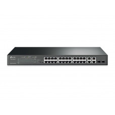 TP-LINK T1500-28PCT 24 PORT 10/100 4x100/1000 24xPOE 192W +2SFP YON.SWITCH