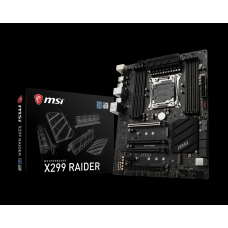 MSI X299 RAIDER 2066P DDR4 SES GLAN SATA3 USB3.1 ATX