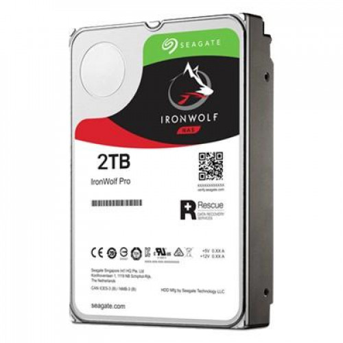 SEAGATE IRONWOLF PRO 2 TB 7200RPM SATA3 128MB 195MB/S RV E-NAS (ST2000NE0025)