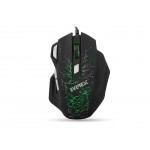 EVEREST SM-770 USB SIYAH YILDIRIM DESENLI KABLOLU GAMING MOUSE