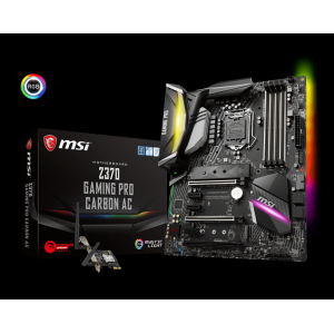 MSI Z370 GAMING PRO CARBON AC 1151P DDR4 SES GLAN DP/HDMI SATA3 USB3.1 WIFI ATX