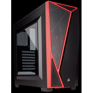 CORSAIR CARBIDE SPEC-04 MID TOWER SIYAH-KIRMIZI KASA (CC-9011107-WW)