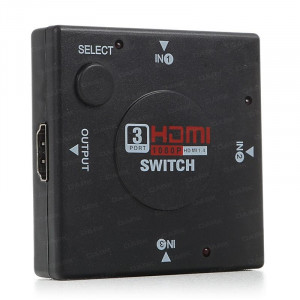 DARK FULL HD 3 GIRIS 1 CIKISLI HDMI SWITCH (SECICI)