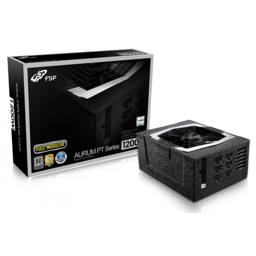 FSP PREMIUM AURUM PT-1200FM 1200W 80+ PLATIN 13.5CM FAN MODULER POWER SUPPLY