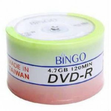BINGO DVD-R 50LI  4.7 GB 120MIN 16X CAKE BOX