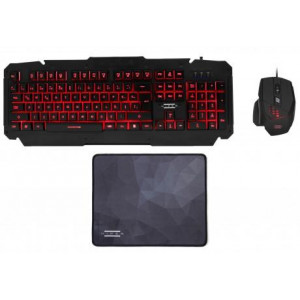 HIPER DARK VANE V10 GAMING USB KABLOLU KLAVYE MOUSE SET + MOUSEPAD