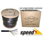 SPEED CAT6 PREMIUM SP-CAT6UTP104 305M 23AWG 0.5MM %99 BAKIR UTP OUTDOOR KABLO