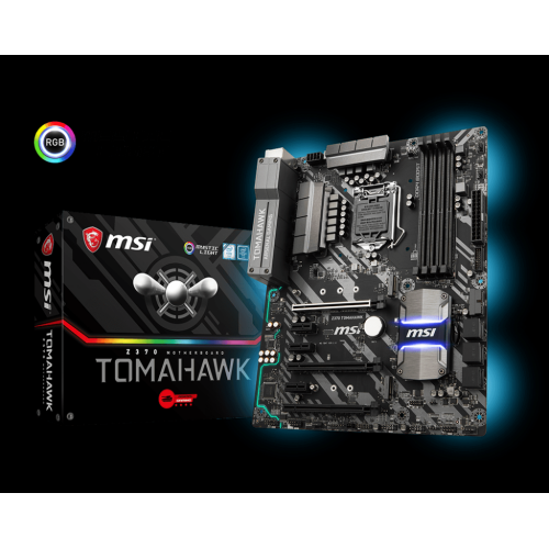 MSI Z370 TOMAHAWK 1151P DDR4 SES GLAN HDMI/DVI SATA3 USB3.1 ATX