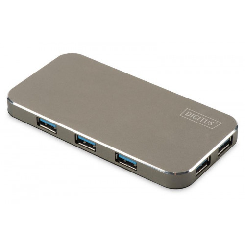 DIGITUS DA-70241 USB3.0 7 PORT USB COKLAYICI MAT SIYAH