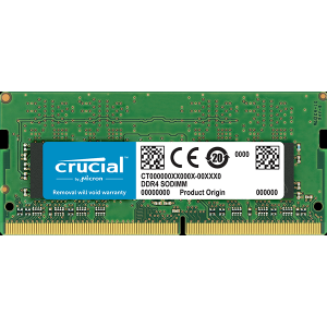 16 GB DDR4 2400 MHz CRUCIAL CL17 SODIMM (CT16G4SFD824A)