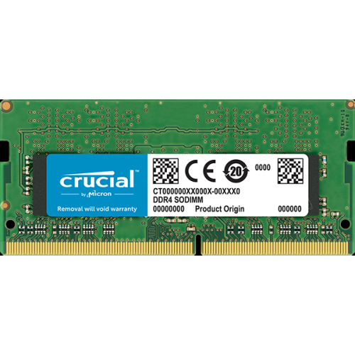 16 GB DDR4 2400 MHz CRUCIAL CL17 SODIMM (CT16G4SFD824A)