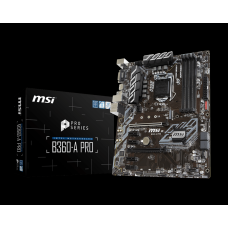 MSI B360-A PRO 1151P DDR4 SES GLAN DP/DVI SATA3 USB3.1 ATX