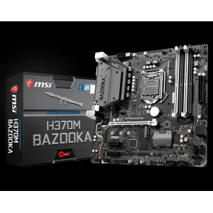 MSI H370M BAZOOKA 1151P DDR4 SES GLAN HDMI/DVI SATA3 USB3.1 MATX