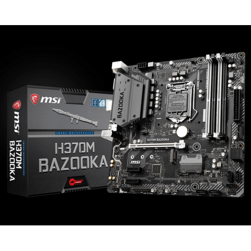 MSI H370M BAZOOKA 1151P DDR4 SES GLAN HDMI/DVI SATA3 USB3.1 MATX