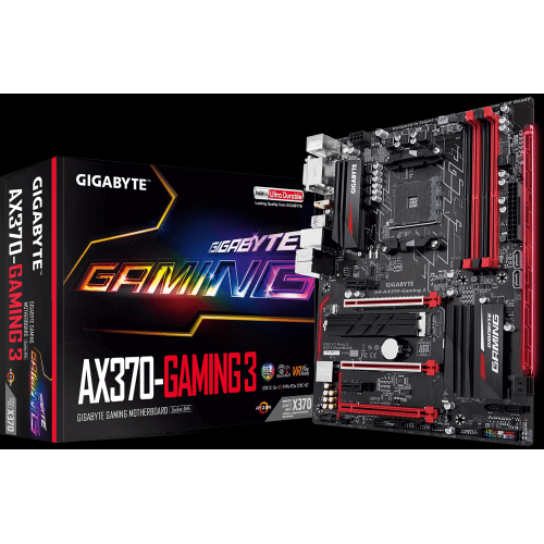 GIGABYTE AX370-GAMING 3 AM4 DDR4 SES GLAN HDMI/DVI SATA3 USB3.1 ATX