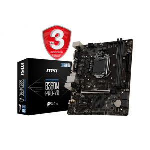 MSI B360M PRO-VD 1151P DDR4 SES GLAN DVI/VGA SATA3 USB3.1 MATX