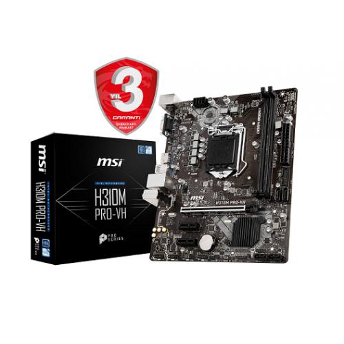 MSI H310M PRO-VH 1151P DDR4 SES GLAN HDMI/VGA SATA3 USB3.1 MATX