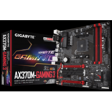 GIGABYTE AX370M-GAMING 3 AM4 DDR4 SES GLAN HDMI/DVI/VGA SATA3 USB3.1 MATX