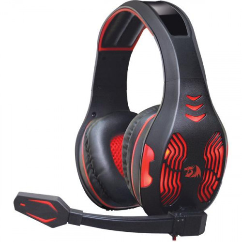 REDRAGON HARDY USB MIKROFONLU GAMING KULAKLIK SIYAH/KIRMIZI (64208)