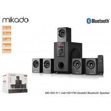 MIKADO MD-505 USB/SD/FM 5+1 BLUETOOTH HOPARLOR SIYAH