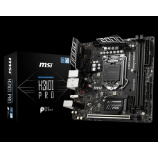 MSI H310I PRO 1151P DDR4 SES GLAN DP/DVI SATA3 USB3.1 MITX